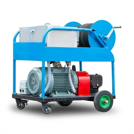 movable sewer pipeline cleaner -
